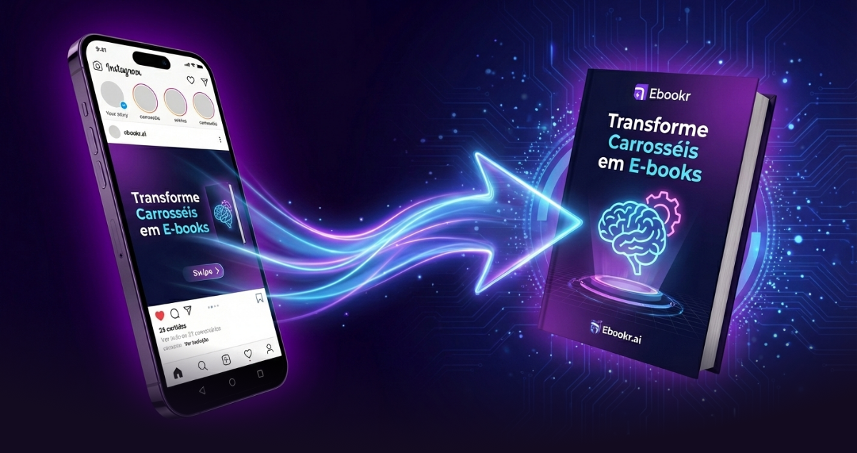 Como transformar seus Carrosséis do Instagram em E-books (Sem escrever do zero)
