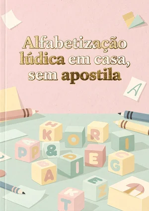 Alfabetização lúdica em casa, sem apostila