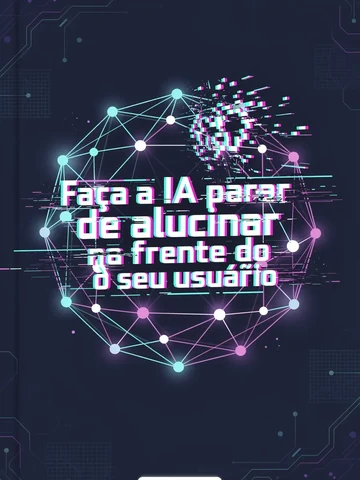 Capa do e-book Faça a IA parar de alucinar na frente do seu usuário