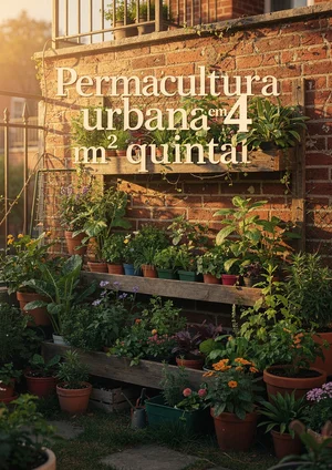 Permacultura urbana em 4 m² de quintal